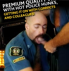 Law enforcement is sexy! Wanna serve a sexy sentence right in these
police stations filled with manly lust and uncensored sex?
